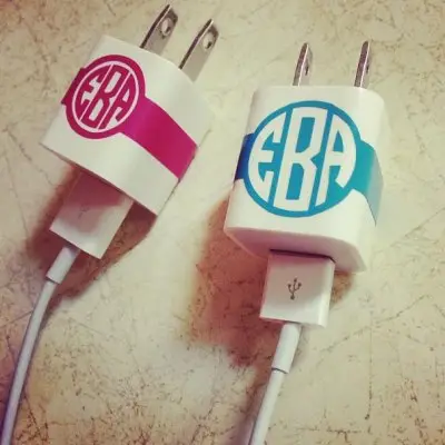 Custom iphone chargers