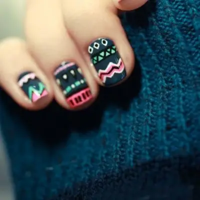Wait Till You See These 44 Tribal Nail Art Patterns ...