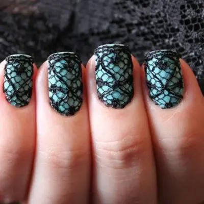 You Wont Believe How Cool It is to Wear Lace on Your Nails ...