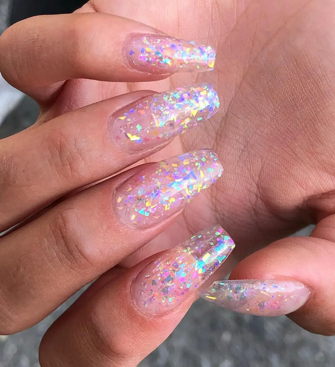 See Why Shattered Glass Nails Are the Next Big Trend ...