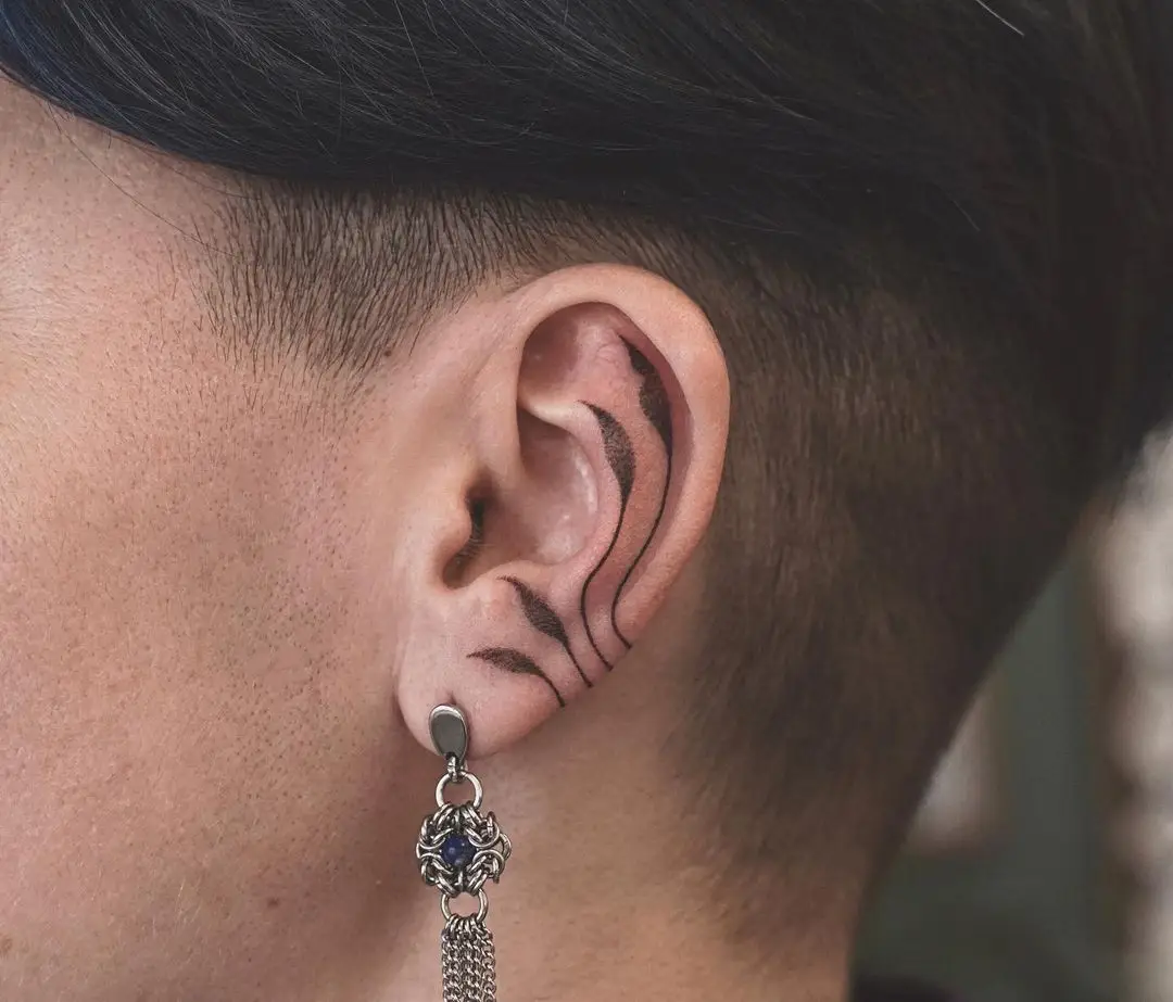 25 Ear Tattoos You Are Going to Love ...