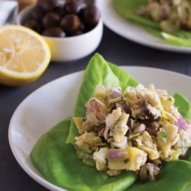 Tasty Recipe for Creamy Tuna Salad with Olives and Artichokes ...