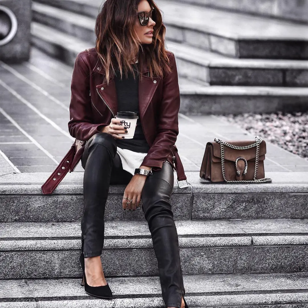 9 Edgy Leather Jackets for Winter ...
