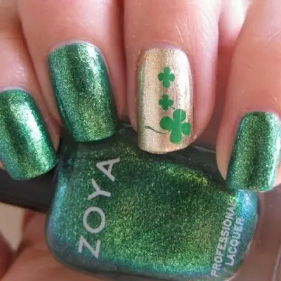 This St. Patricks Day Nail Art Will Make Others Green with Envy ...