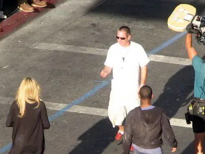 hancock Filming on Hollywood Blvd